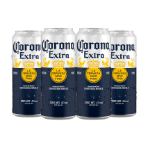 4 pack Corona Extra Laton 473ml
